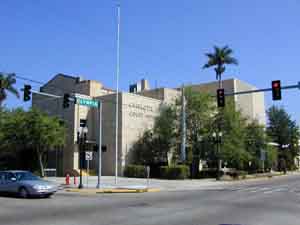 The old courthouse in downtown Punta Gorda.